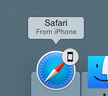 Safari from iPhone