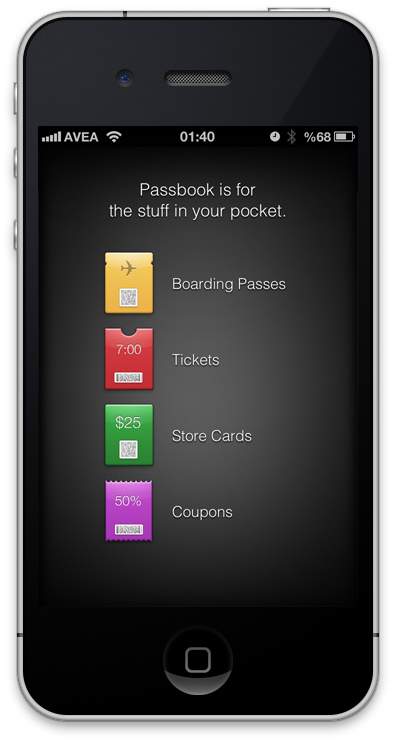 iOS6 Passbook