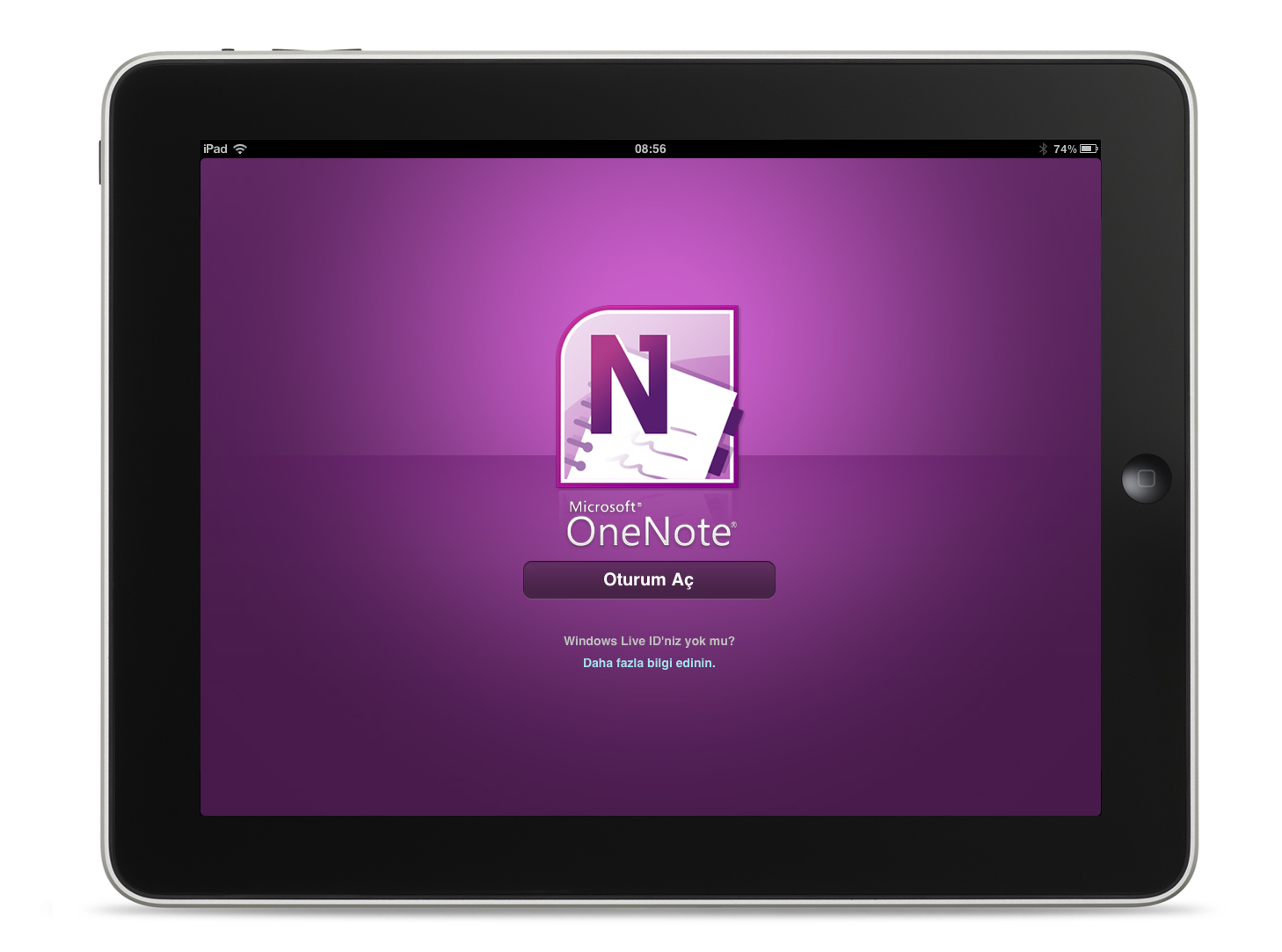 Microsoft OneNote para iPad